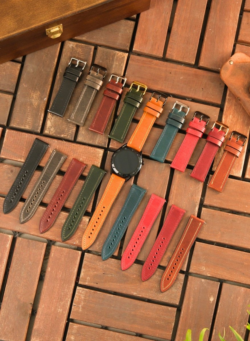 Samsung Watch Buttero Leather Strap - Tan