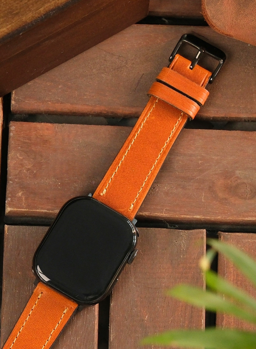 Apple Watch Buttero Leather Strap - Camel