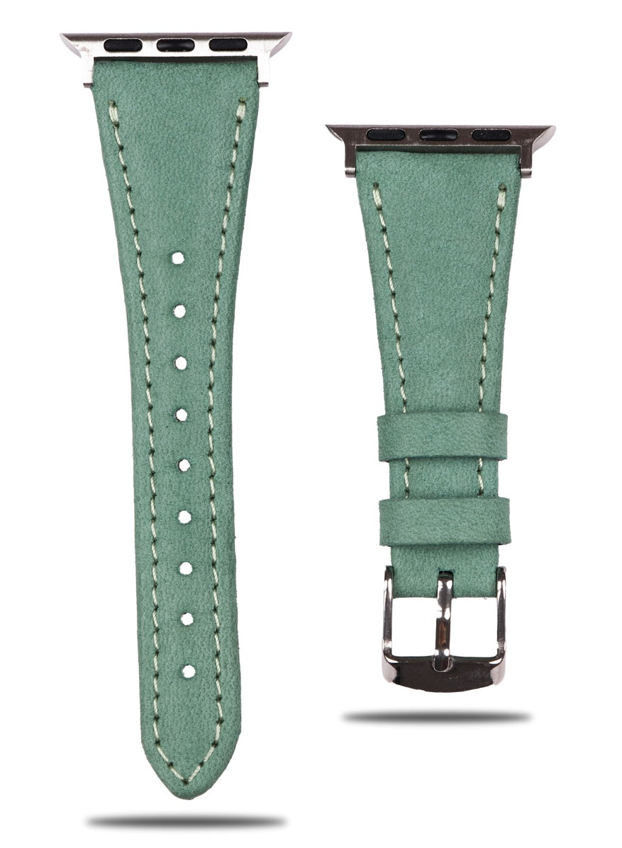 Apple Watch Kamhis Leather Women Strap - Green