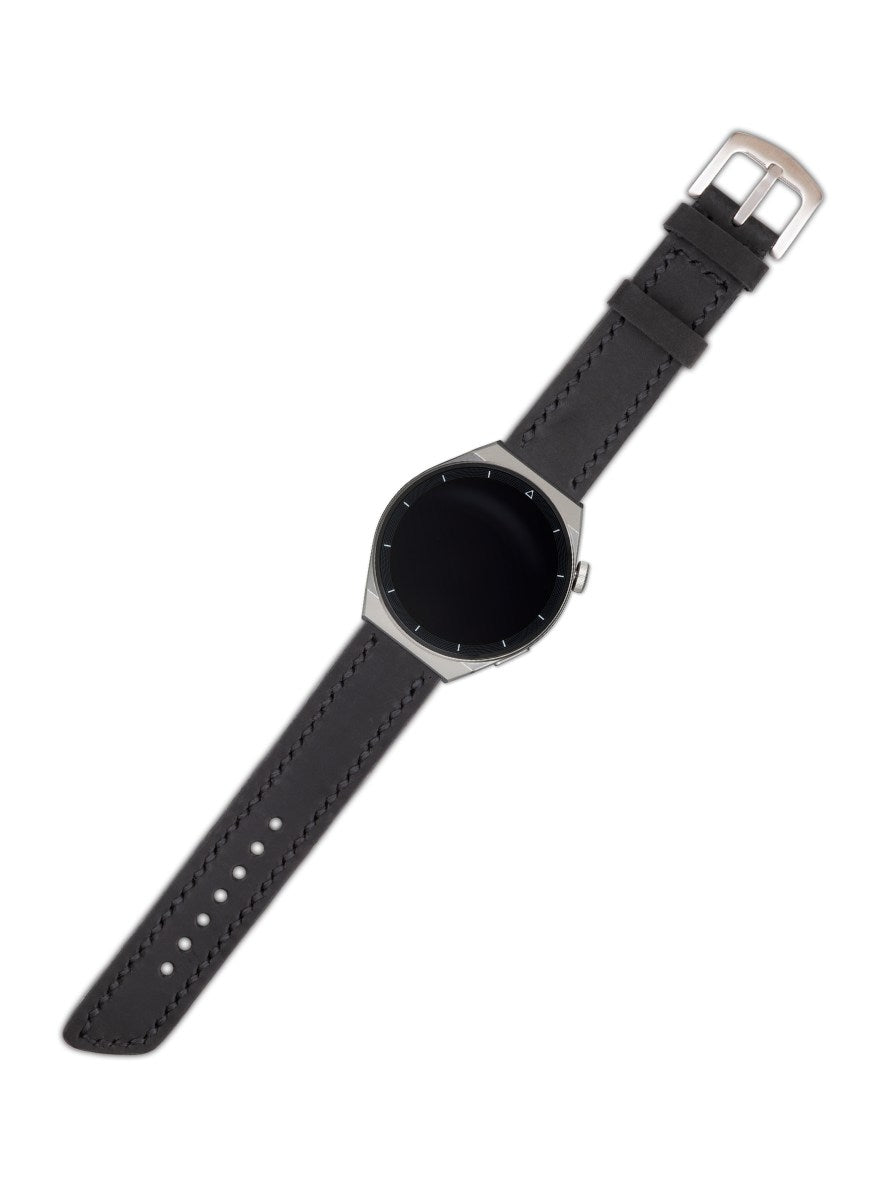 Classic Watch Berdik Leather Strap - Black