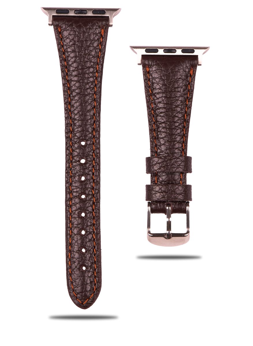 Apple Watch Pupi Leather Women Strap - Brown