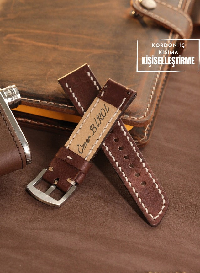 Huawei Watch Pueblo Leather Strap - Brown