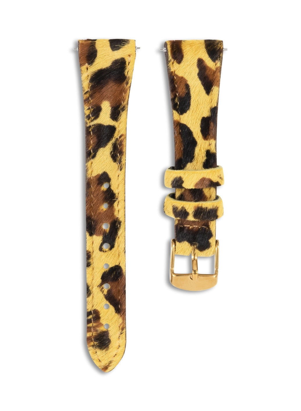 Vadiva Samsung Watch Women Leather Strap - Yellow Leopar