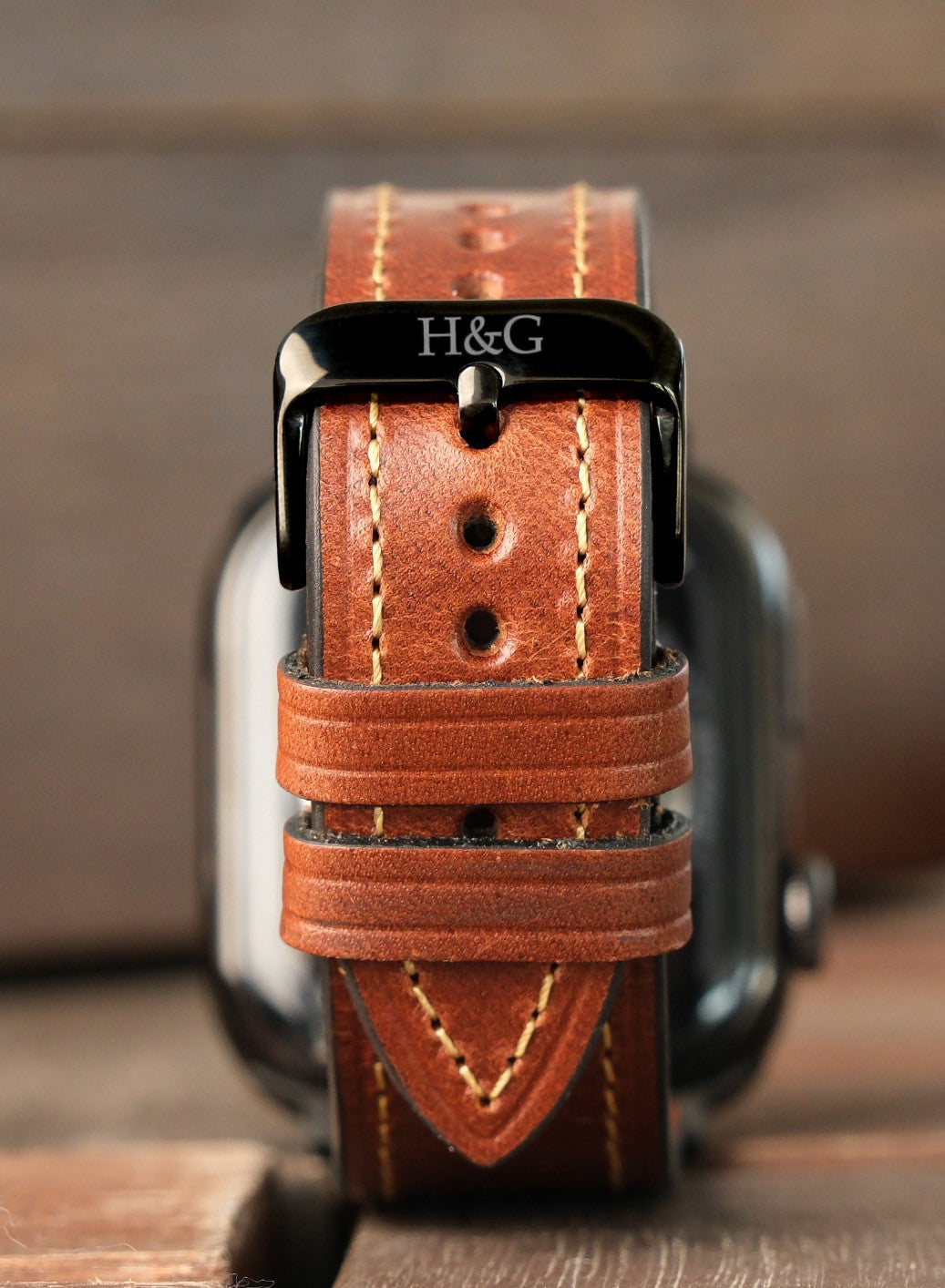 Apple Watch Buttero Leather Strap - Tan