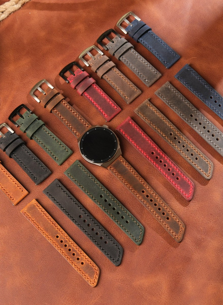 Classic Watch Berdik Leather Strap - Camel