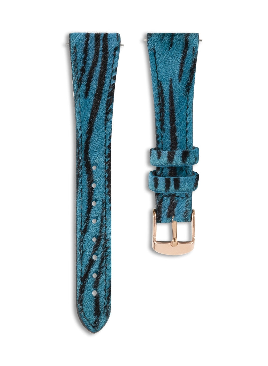 Vadiva Huawei Watch Women Leather Strap - Blue Zebra