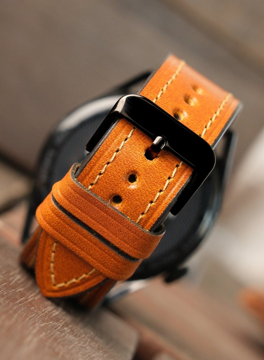 Garmin Watch Buttero Leather Strap - Camel