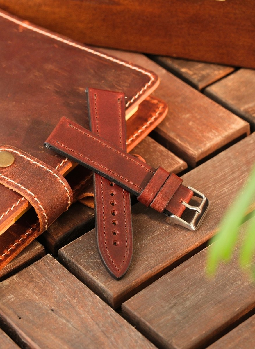 Garmin Watch Buttero Leather Strap - Brown