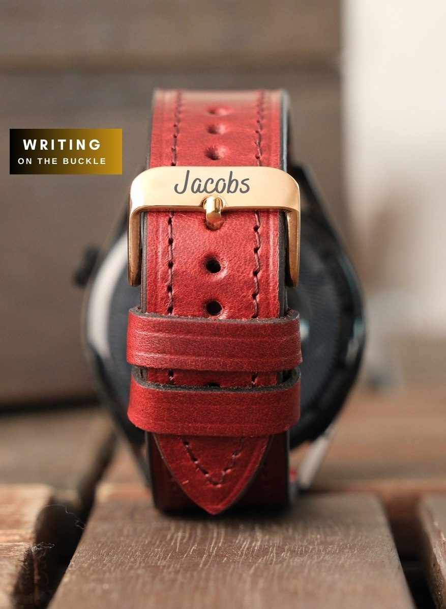 Samsung Watch Buttero Leather Strap - Burgundy