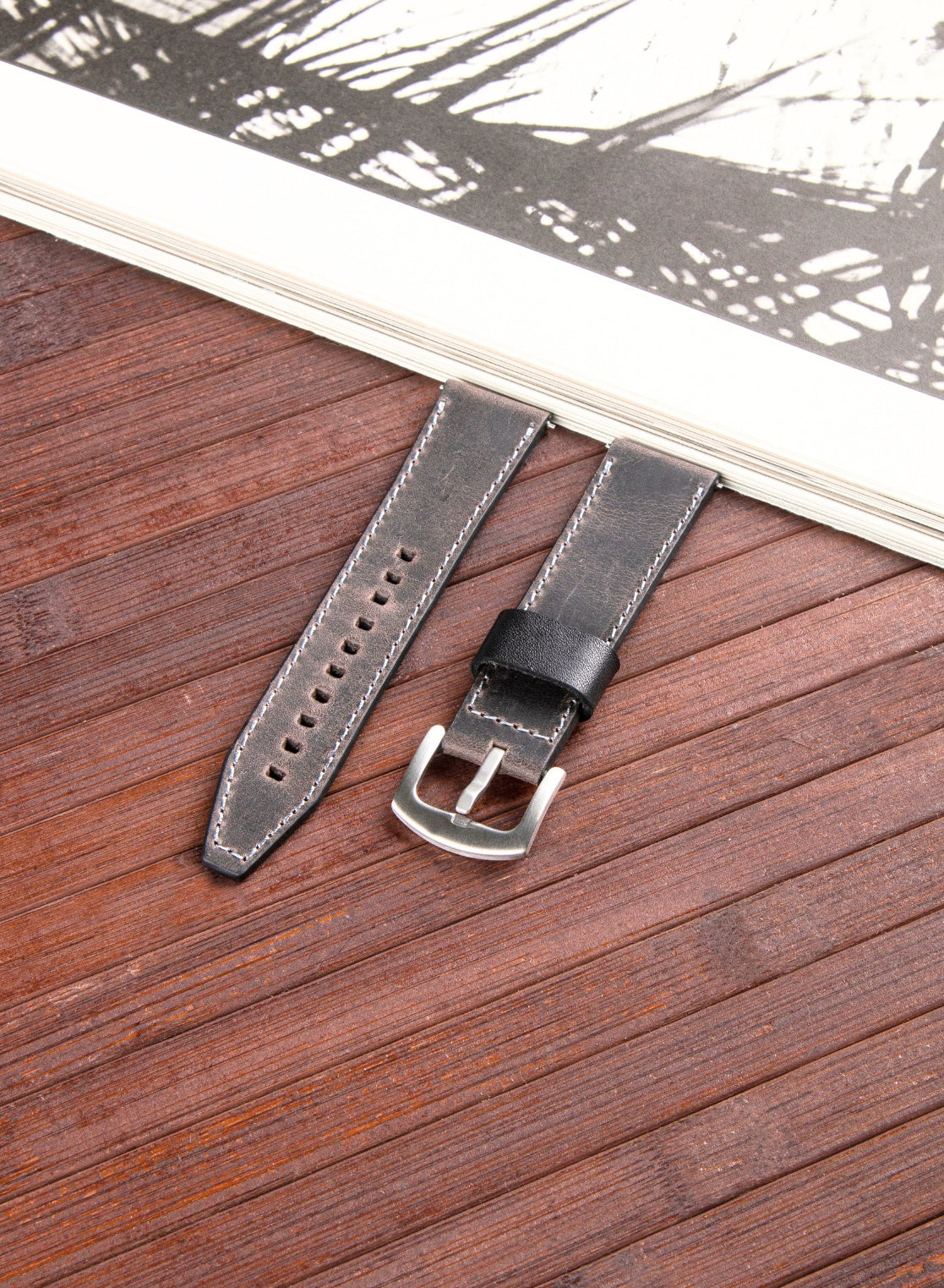 Garmin Watch Dissam Leather Strap - Gray