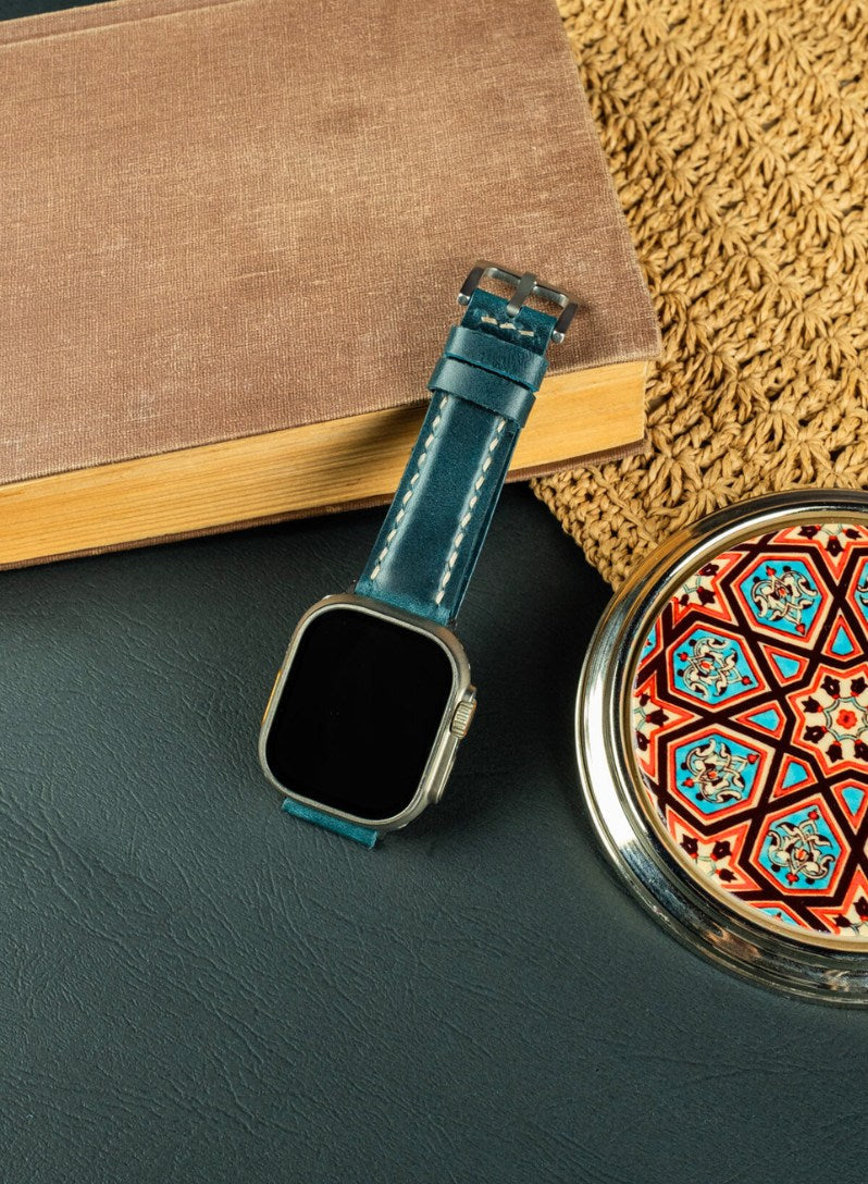 Apple Watch Zuvart Leather Strap - Oil