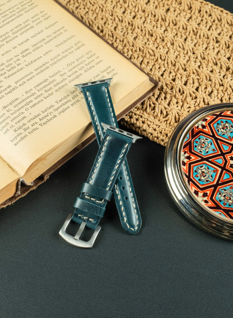 Apple Watch Zuvart Leather Strap - Oil