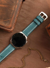 Pueblo Huawei Watch Leather Strap - Blue