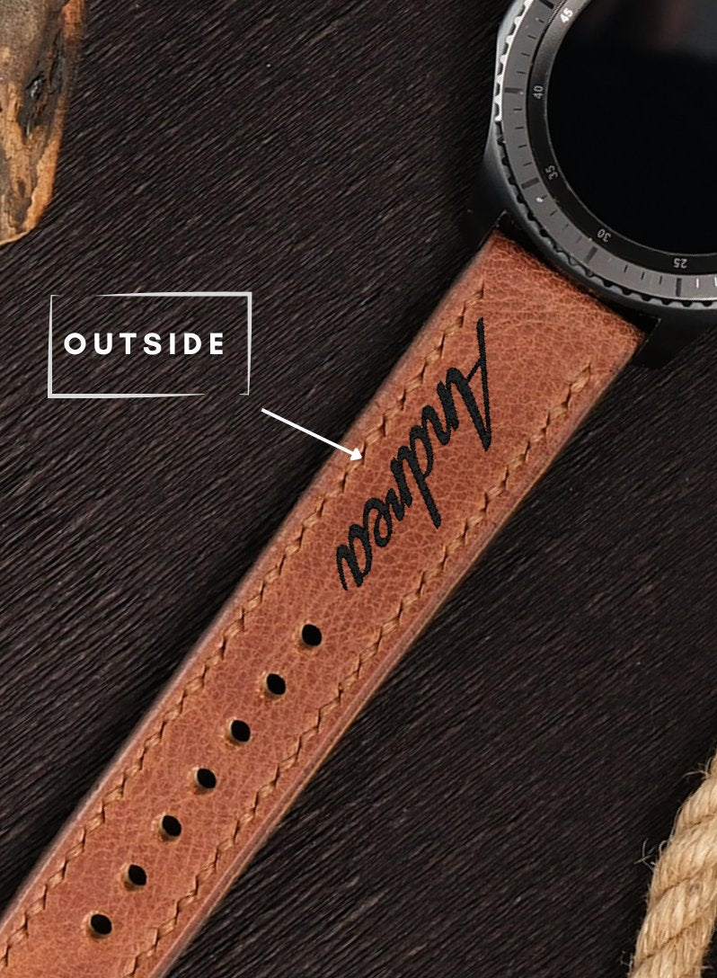 Garmin Watch Tiana Leather Strap - Tan