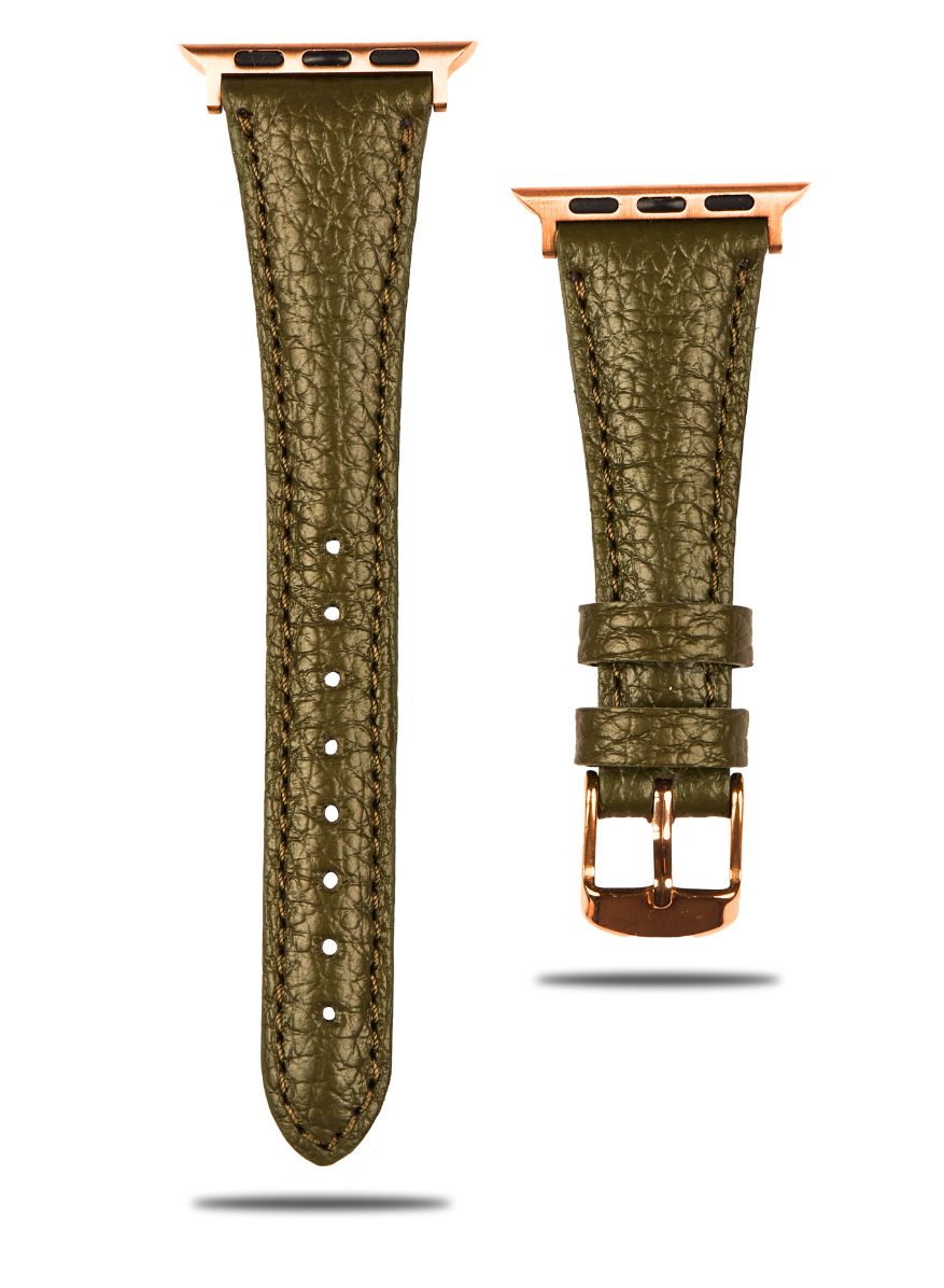 Apple Watch Pupi Leather Women Strap - Green