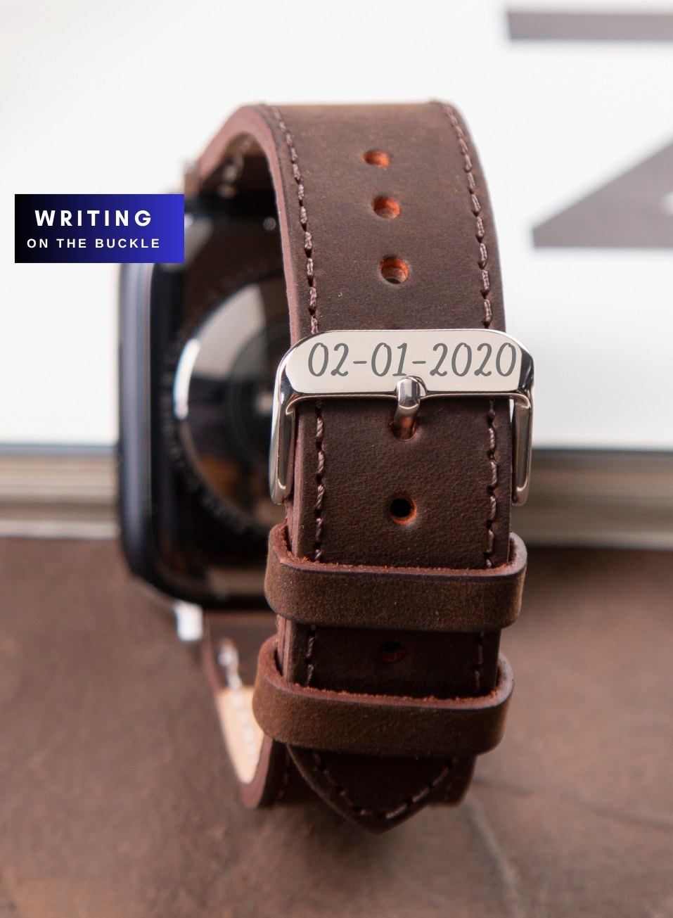 Apple Watch Crazy Leather Strap - Brown