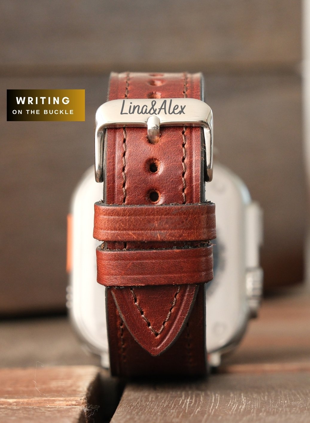 Apple Watch Buttero Leather Strap - Brown