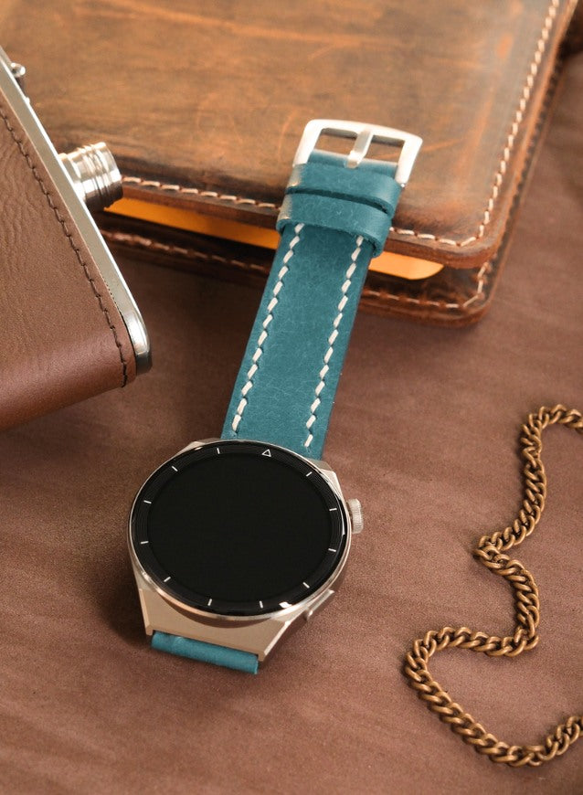 Samsung Watch Pueblo Leather Strap - Blue