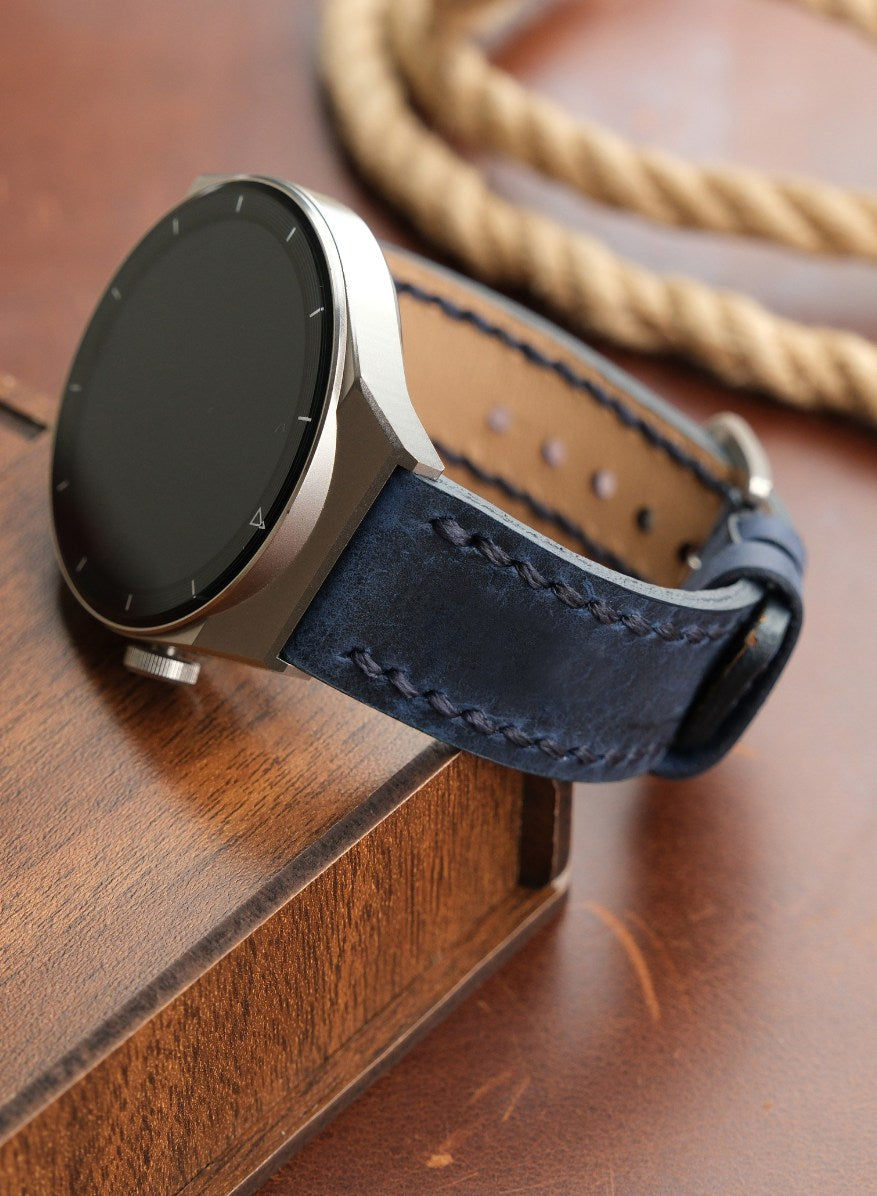 Samsung Watch Berdik Leather Strap - Blue