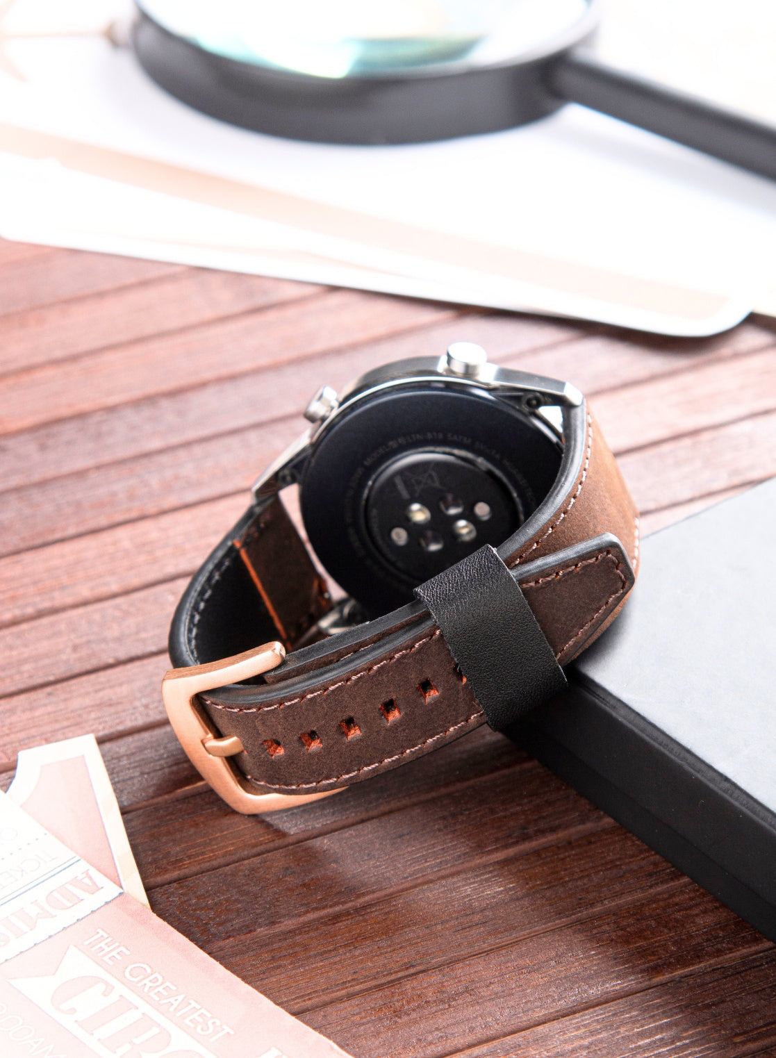 Garmin Watch Dissam Leather Strap - Brown