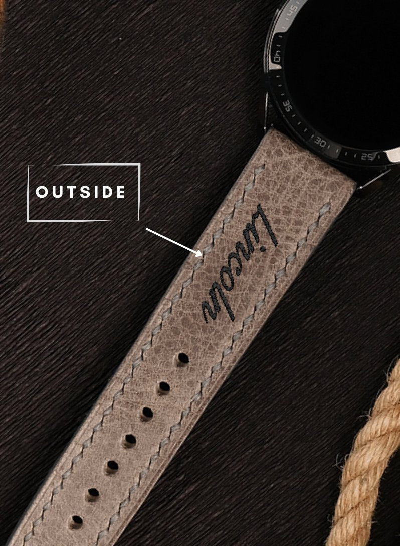 Garmin Watch Tiana Leather Strap - Gray
