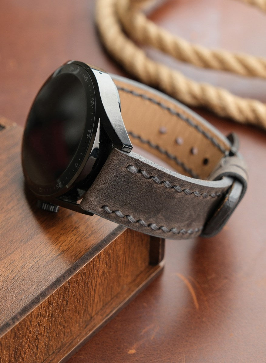 Samsung Watch Berdik Leather Strap - Gray