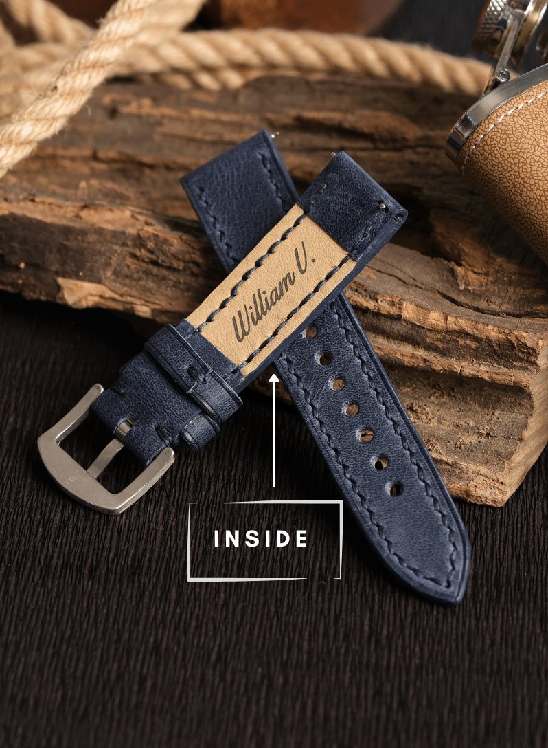 Garmin Watch Tiana Leather Strap - Blue