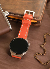 Pueblo Huawei Watch Leather Strap - Orange