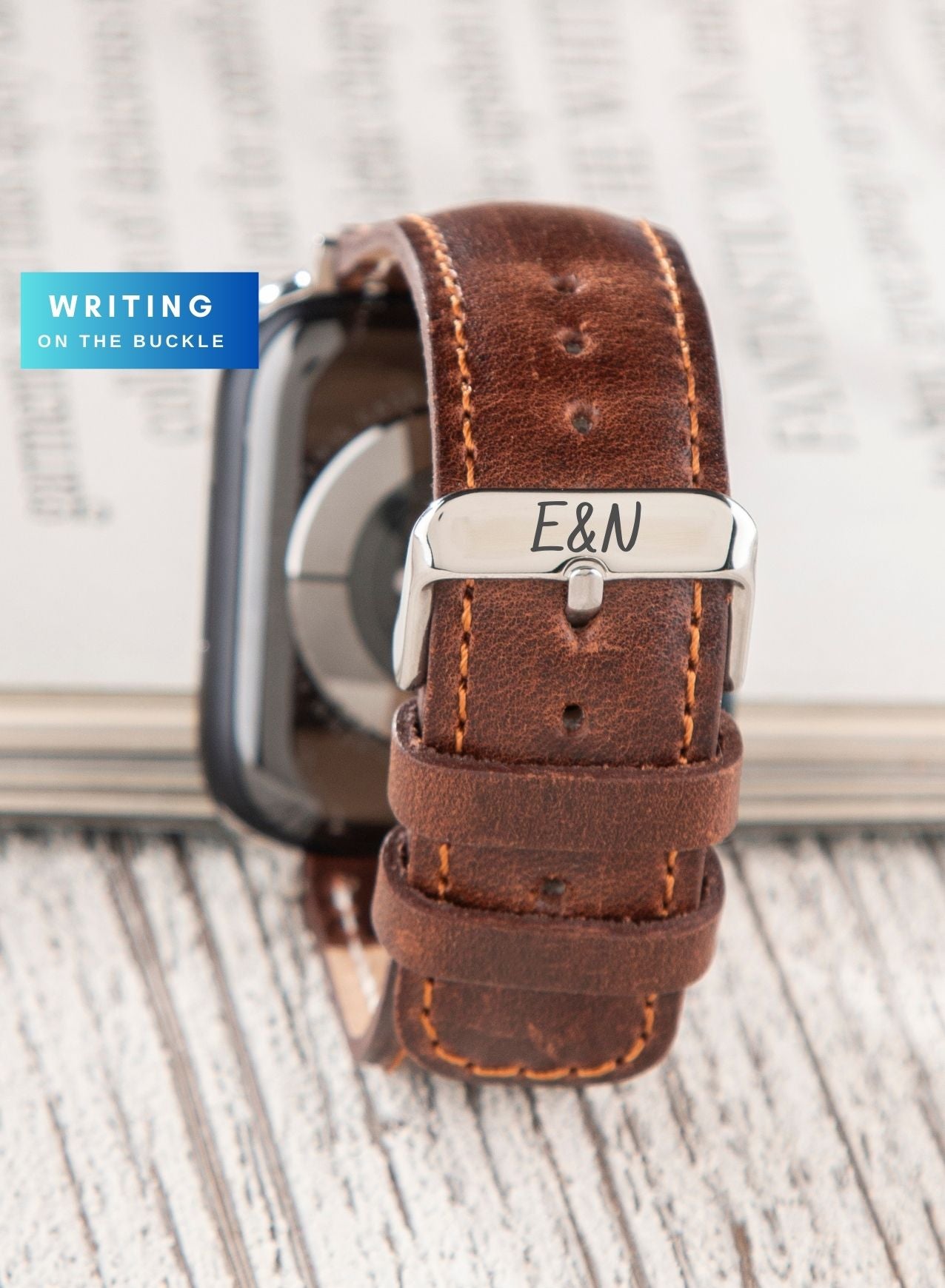 Apple Watch Fullup Leather Strap - Brown