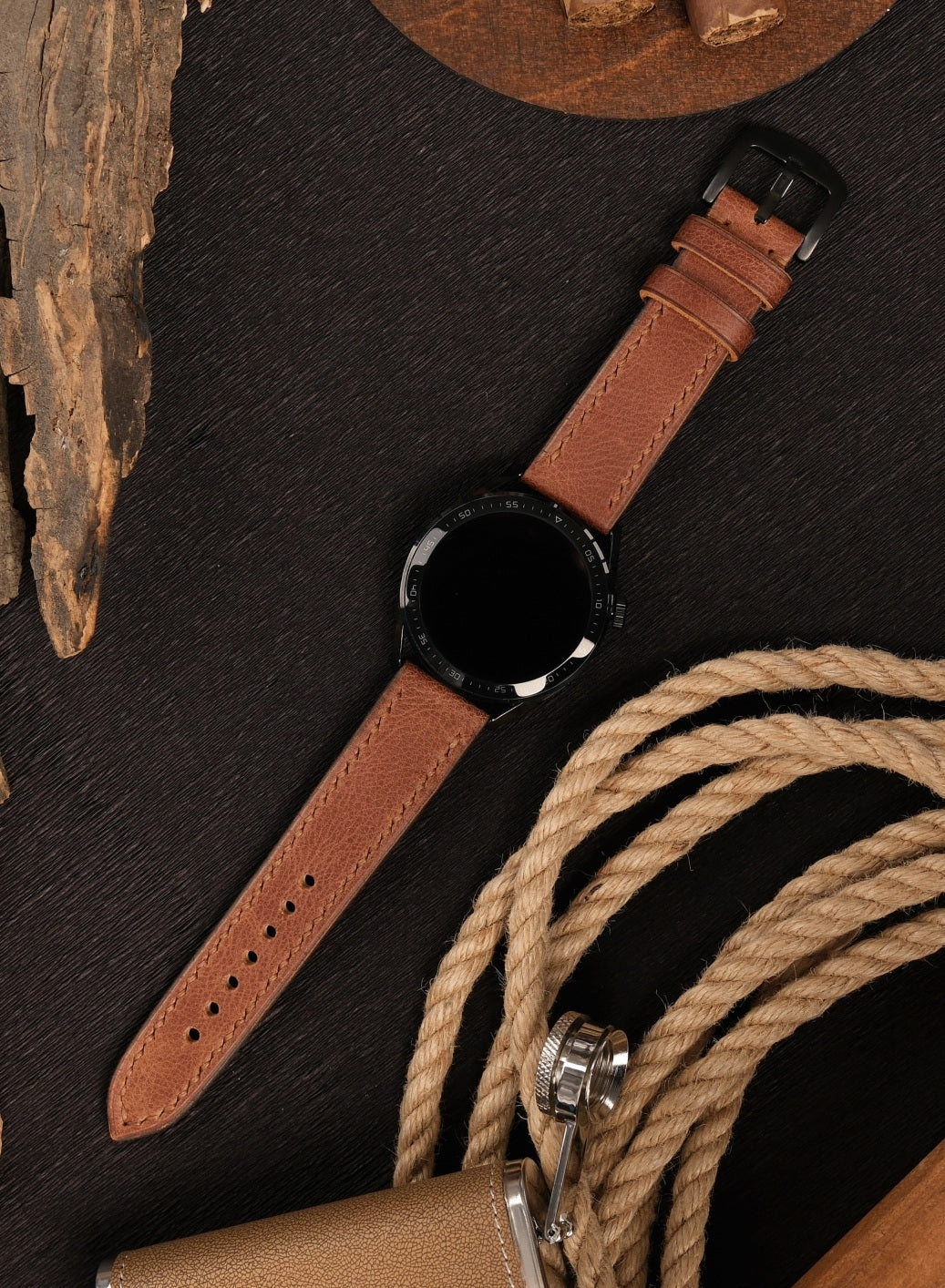 Samsung Watch Tiana Leather Strap - Tan