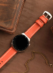 Pueblo Huawei Watch Leather Strap - Orange