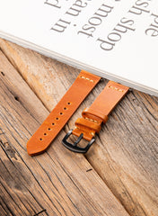 Musap Genuine Leather Apple Watch Strap - Camel