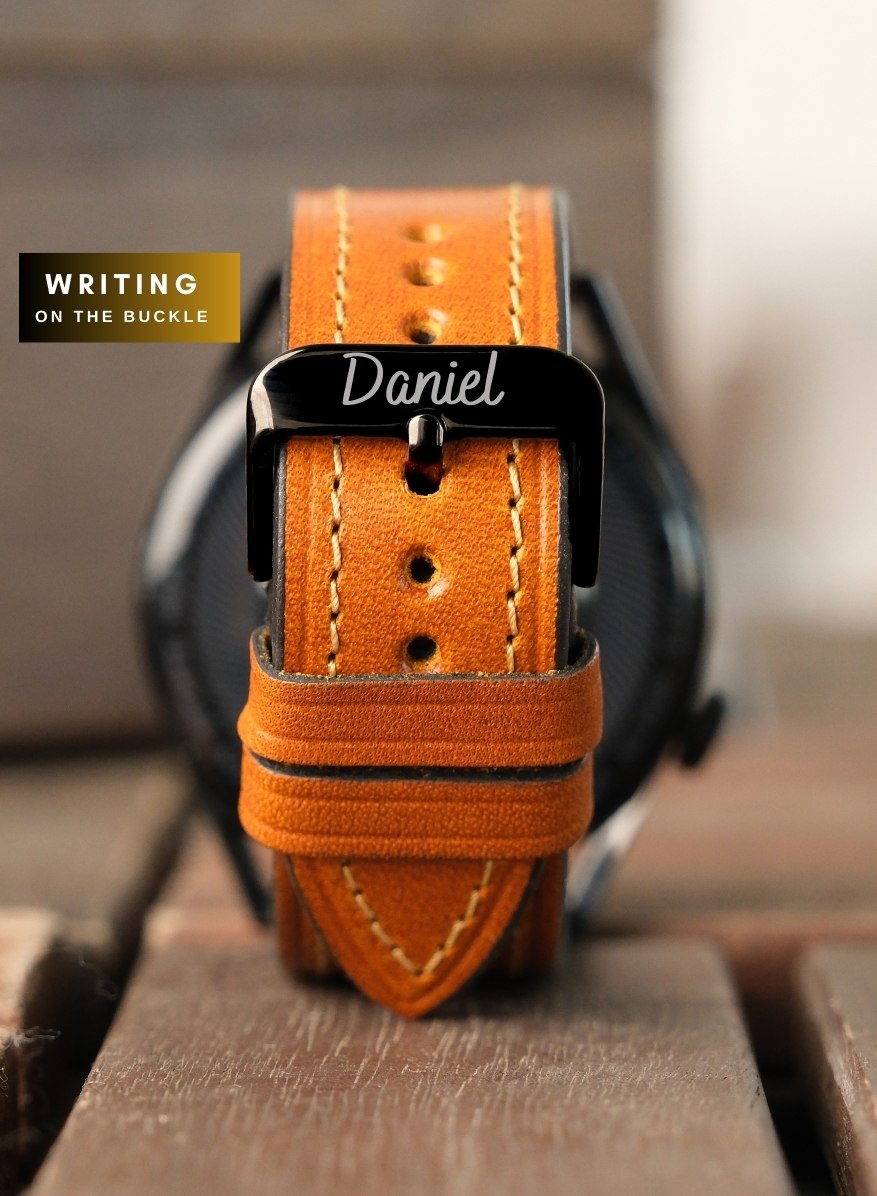 Classic Watch Buttero Leather Strap - Camel