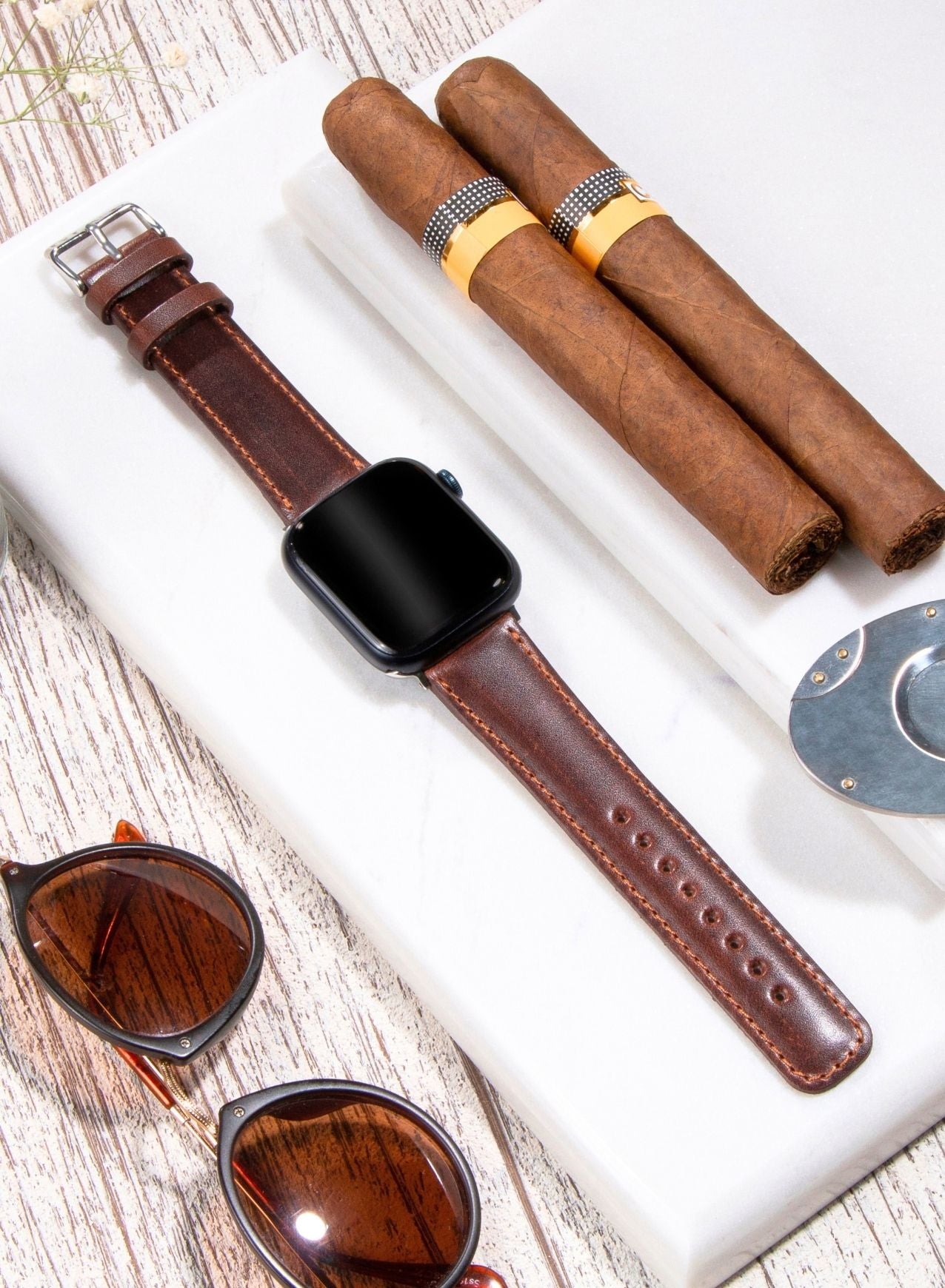 Apple Watch Fullup Leather Strap - Brown
