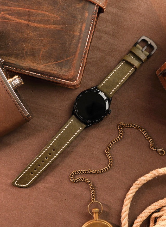 Huawei Watch Pueblo Leather Strap - Green