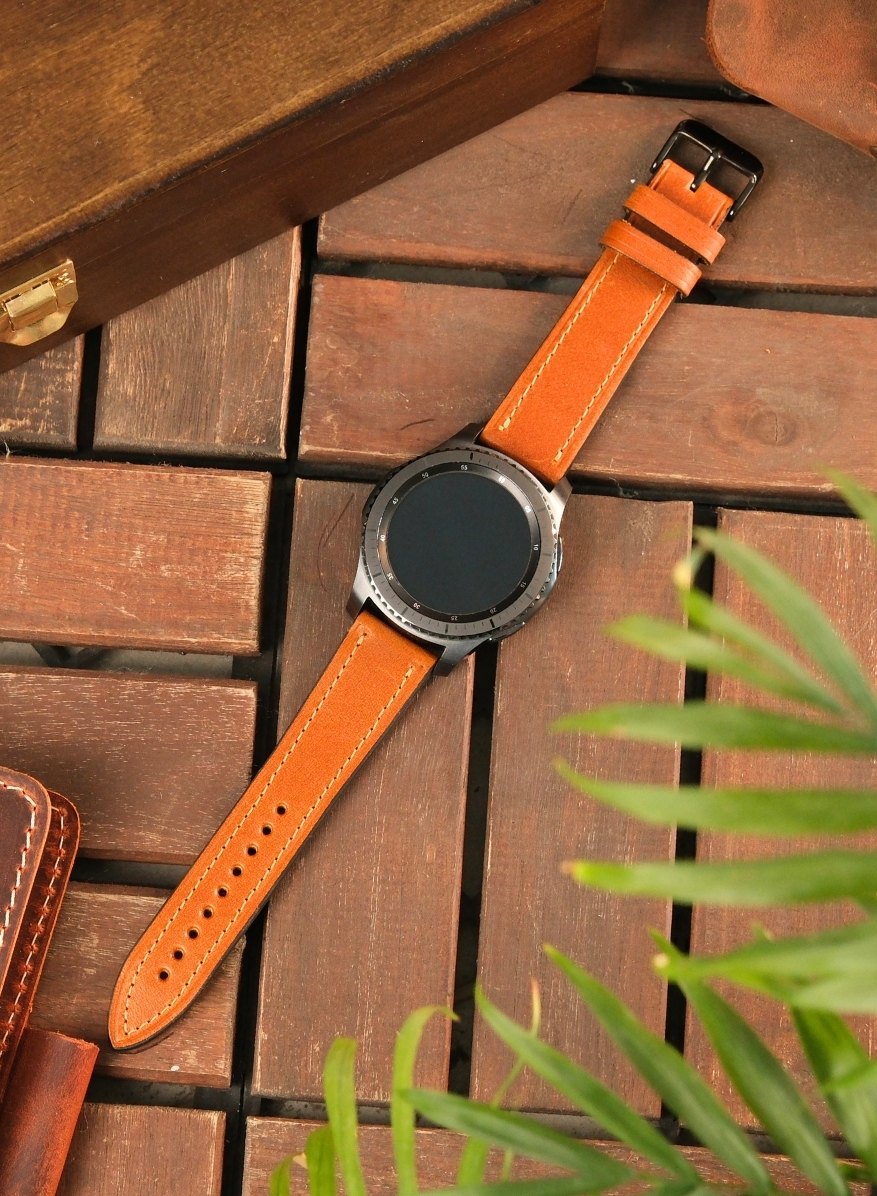Classic Watch Buttero Leather Strap - Camel