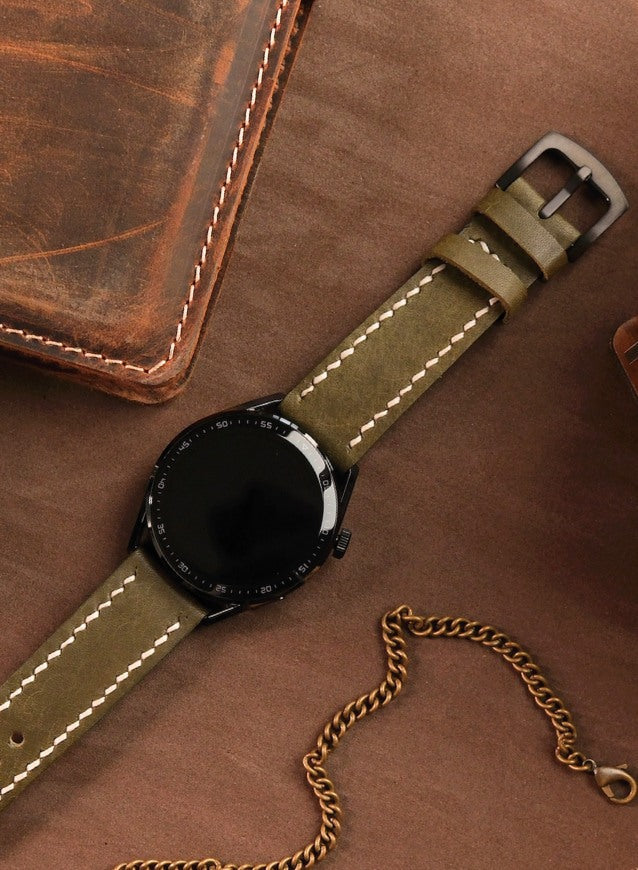Samsung Watch Pueblo Leather Strap - Green