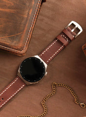 Pueblo Huawei Watch Leather Strap - Brown