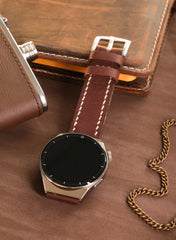 Pueblo Huawei Watch Leather Strap - Brown