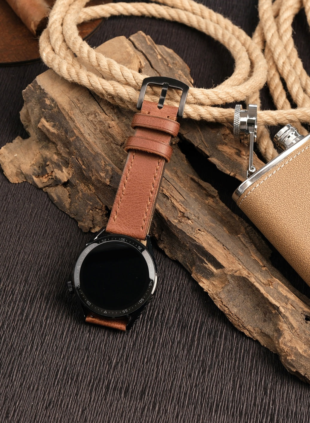 Samsung Watch Tiana Leather Strap - Tan