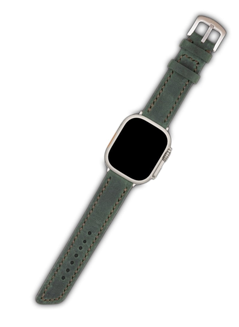 Apple Watch Berdik Leather Strap - Green
