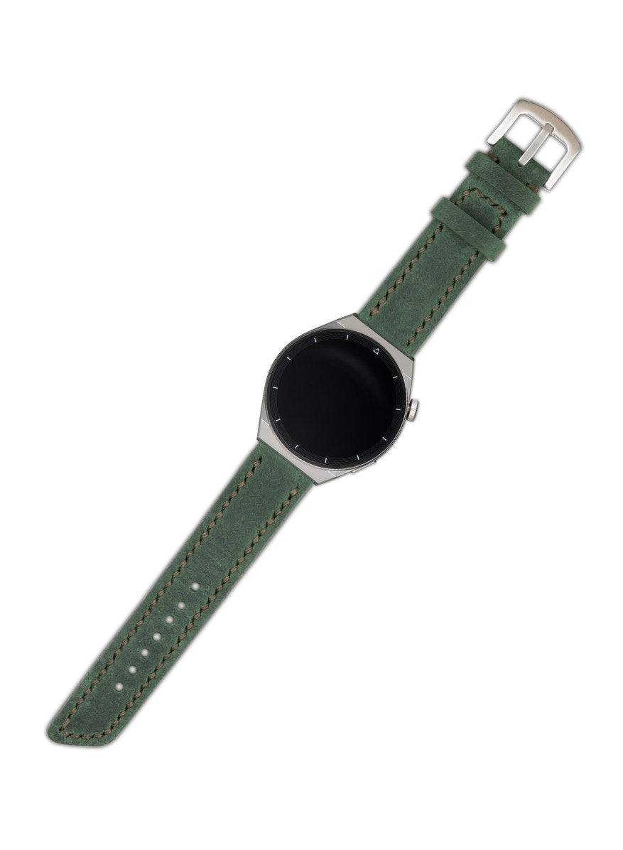 Classic Watch Berdik Leather Strap - Green