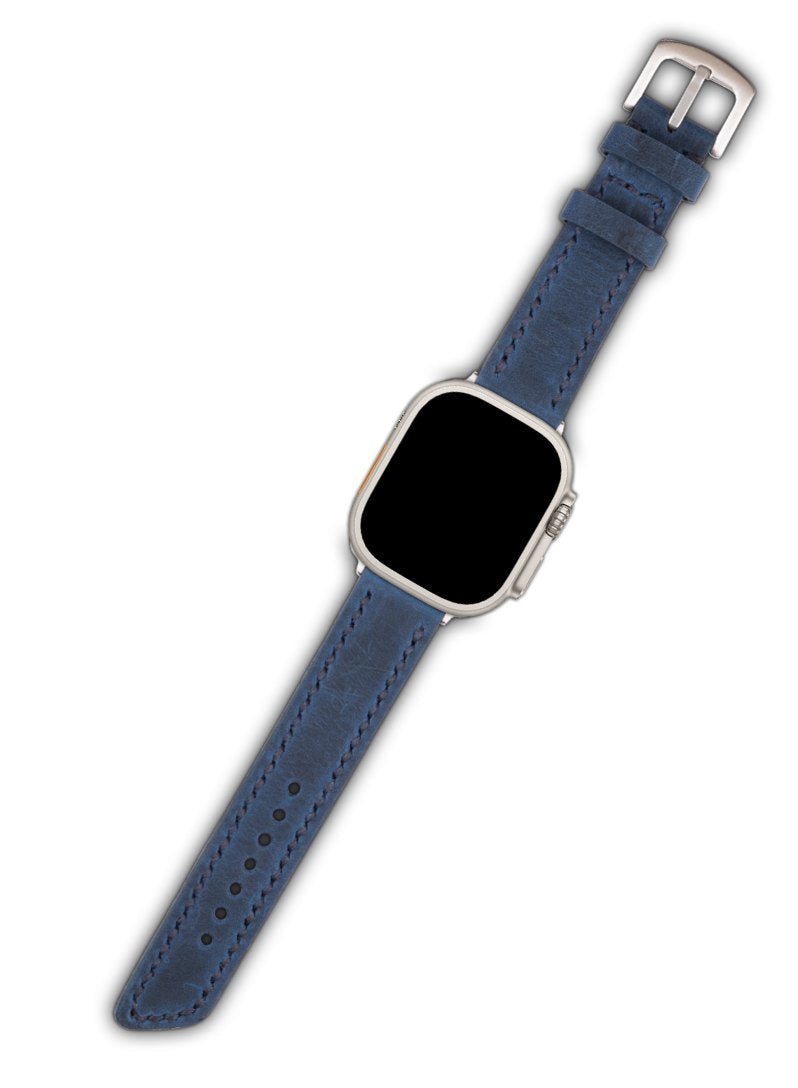Apple Watch Berdik Leather Strap - Blue