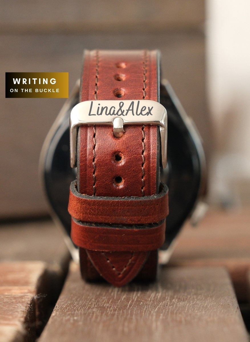 Classic Watch Buttero Leather Strap - Brown