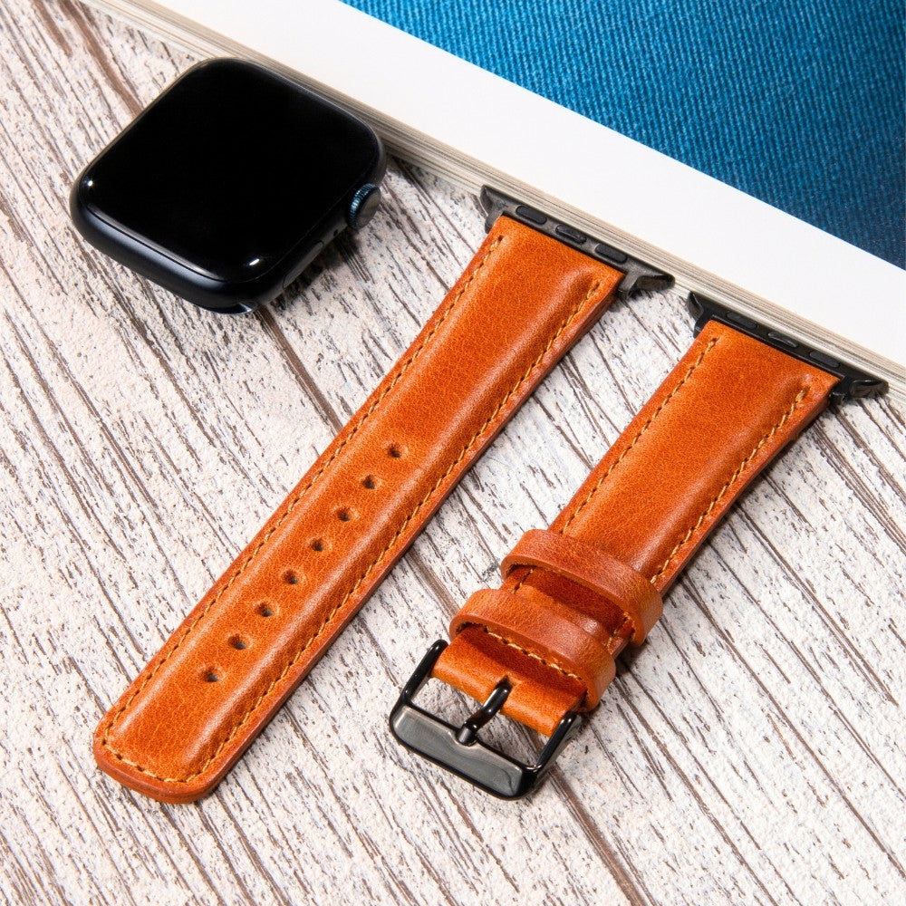 Apple Watch Deri Kordon Taba - Fullup - vagave