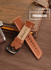 Pueblo Huawei Watch Leather Strap - Camel