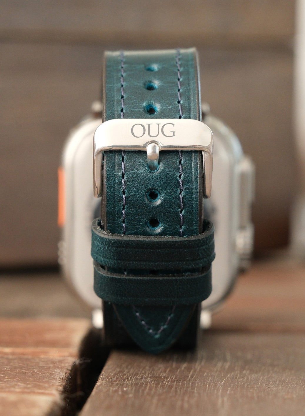 Apple Watch Buttero Leather Strap - Blue
