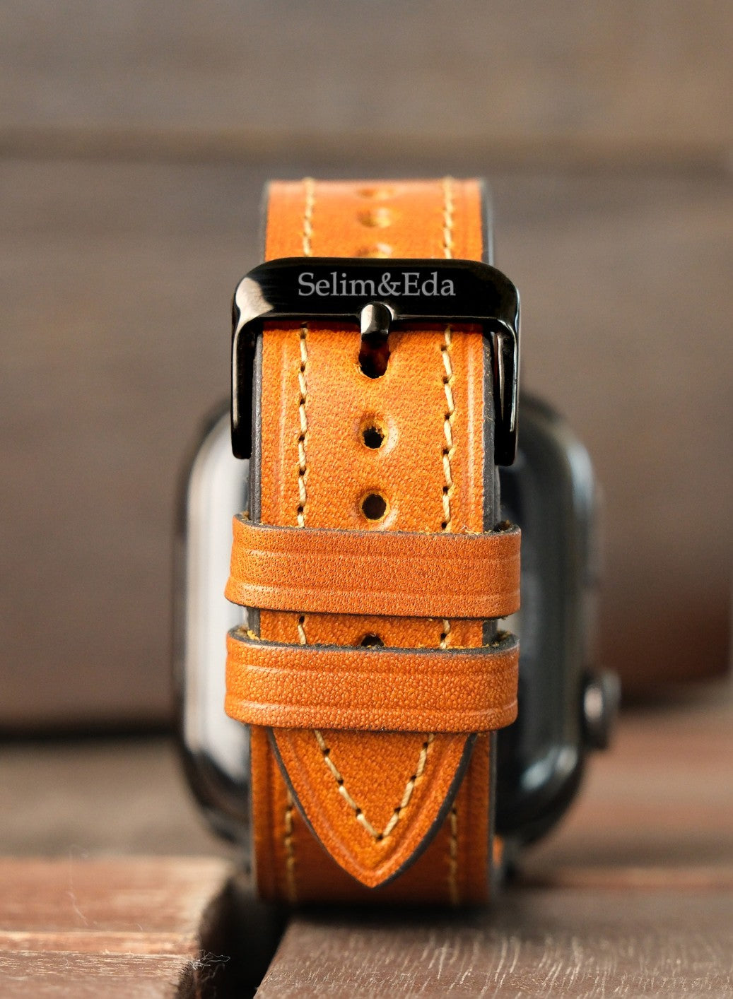 Apple Watch Buttero Leather Strap - Camel