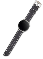 Pueblo Huawei Watch Leather Strap - Black