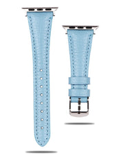 Pupi Apple Watch Women Leather Strap - Blue